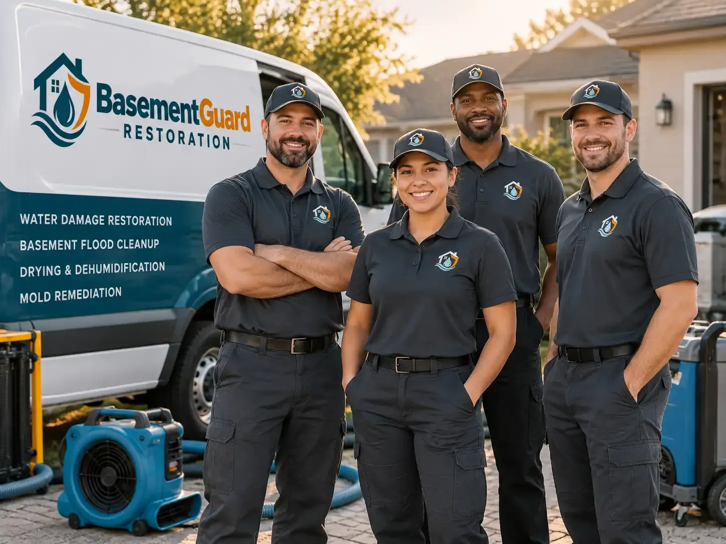 Basement Water Damage Restoration company in Martensdale, IA